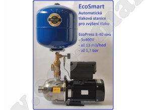 Ecopress 8 40 60Hz automatická tlaková stanice