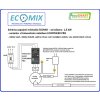 ECOMIX Schema zapojení s frekvenčním měničem
