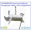Míchadlo na kejdu ECOMIX celonerezové ponorné míchadlo pro homogenizaci a míchání kalů v ČOV, bioplynových stanicích a zemědělství