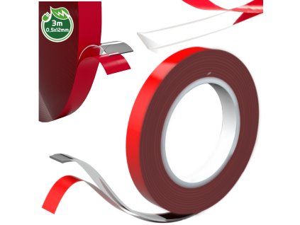 39234 oboustranna akrylova paska na led profily 0 5x12mm 3m