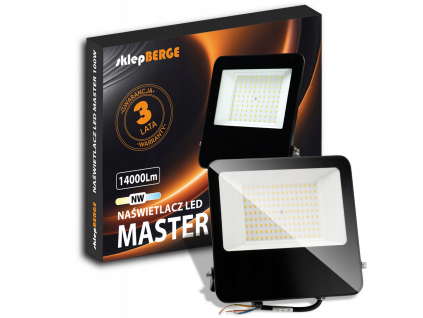40007 led reflektor heros 100w ip65 neutralni bila