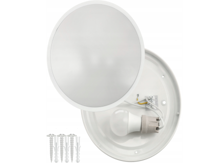 40446 kulate led stropni svitidlo 2xe27 bile