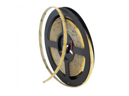40377 led pasek cob 12v 45w vodeodolny 5m tepla bila