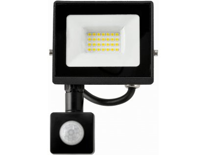 40131 led reflektor 20w 2v1 pir studena bila