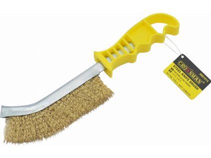 Mosazný kartáč s rukojetí