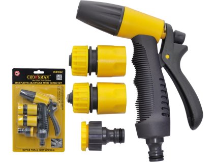 Sada spojek zahradní hadice 1/2 3/4 + pistole