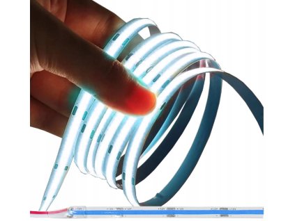 Homogenní Neon COB LED pásek 12V 50m MODRÁ