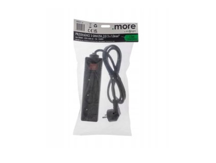 44110 1 prodluzovaci kabel 3 zasuvky 1 5m 3000w 13a s vypinacem
