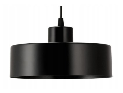 45022 stinidlo na lustr stredni hrnek sirka 20 cm cerna