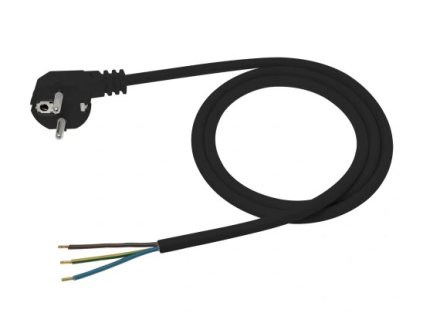 Napájecí kabel černý 1,5m 3x1 OMY