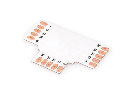 12523 spojka pro rgbw led pasky t cn63 12mm 5pin
