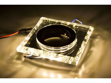 12994 4 berge podhledove bodove svitidlo brg71019 nevyklopne gu10 ctverec svitici led pasek 3w tepla bila