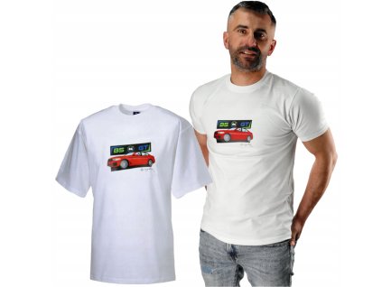 Bílé pánské tričko Alpina Garage B5GT, velikost L