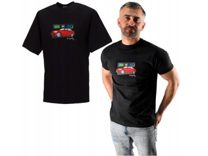 Černé pánské tričko Alpina Garage B5GT, velikost L