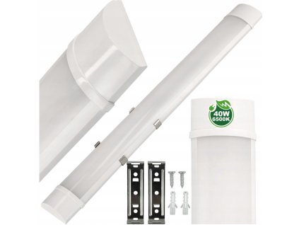 LED dílenské svítidlo 120cm - 230V - 40W - IP20 - studená bílá