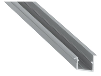 49591 led profil lumines typ v stribrny elox 3m