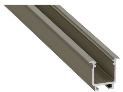 49621 led profil lumines typ w inox elox 1m