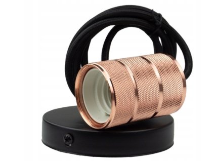 Stropní závěsné svítidlo LOFT E27 - 2M - růžové zlato