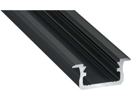 50077 3 led profil lumines typ b cerny elox 1m