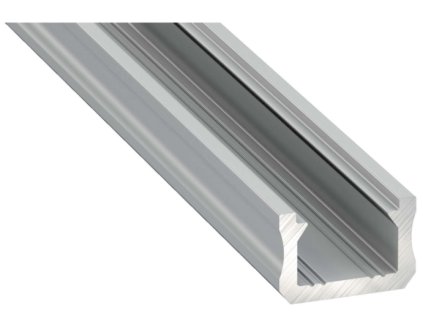 50182 led profil lumines typ x stribrny elox 2 02m