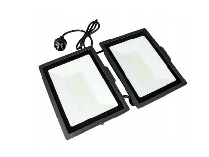 52807 1 2x100w led reflektor s kabelem neutralni barva