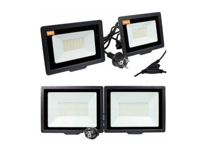 LED reflektor 2x 100W pro stativy 4500k 14000lm + 1,5m kabel