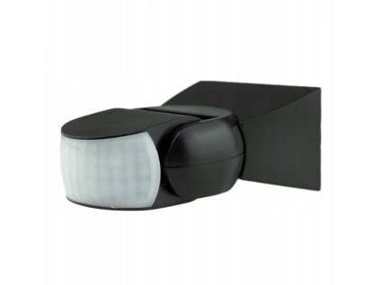 53296 pir pohybovy senzor 220 240v ac nastavitelny vodeodolny ip65 max 300w cerny
