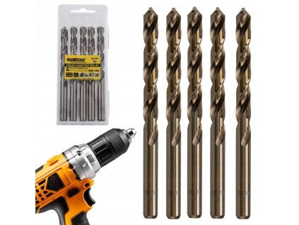 53113 sada 5 kobaltovych vrtaku hss 5 m35