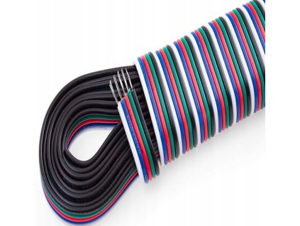 52996 100x kabel pro rgbw led pasky 5zilovy 0 35 100 metru