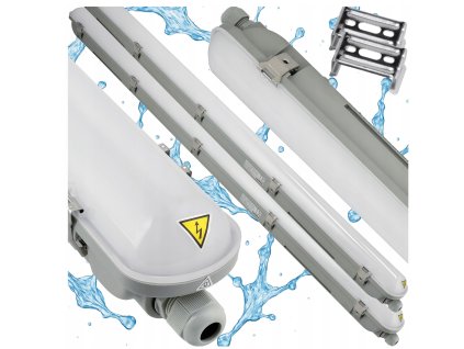 2x Philips LED hermetické svítidlo 31W 3500lm 4000K 150cm do garáže