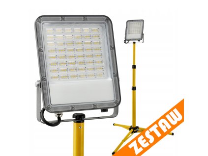 Sada halogenového LED reflektoru 100W - 9000lm čočka + stativ