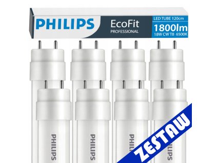 SADA 8 LED trubic Philips 120 cm 17,5W 1800 lm 6500 K 30 000 h EcoFit