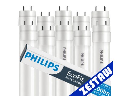 SADA 10x LED trubice 120cm 18W 6500K 1800lm G13 Philips Cold