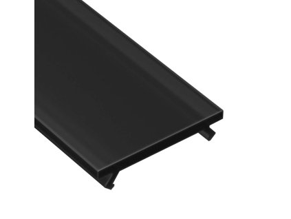 Černý difuzor 2m pro profily Lumines A, B, C, D, G, H, Y, Z, W, J