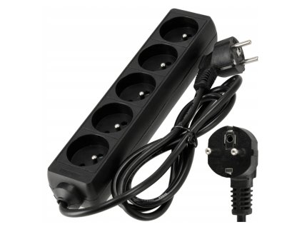 Prodlužovací kabel 5 zásuvek 1,5 m 13A 3000W 3*1,0 mm2