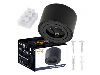 Halogenové stropní svítidlo, pohyblivé válcové, 50 mm, kulaté