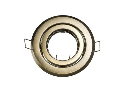 Halogenové stropní svítidlo mosazné - pohyblivé pro patice GU10