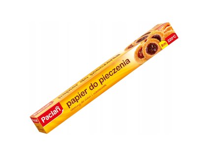 Hnědý pečící papír PACLAN 8m x 38cm silikonový, snadno použitelný