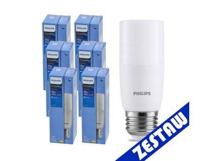 SADA 6 LED žárovek E27 T38 9,5W 1050lm CorePro 4000K