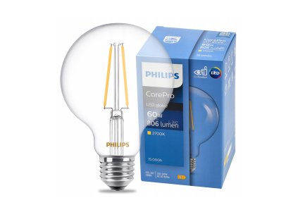 LED žárovka E27 G93 7W WW 806lm CorePro 2700K