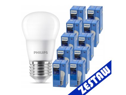 SADA 10 LED žárovek E27 P45 5W WW 470lm CorePro 2700K