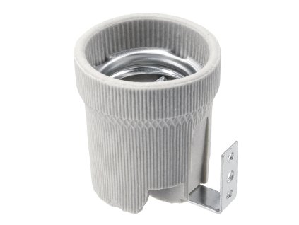 Keramická objímka E27 Porcelánová objímka s boční objímkou pro stavebnictví