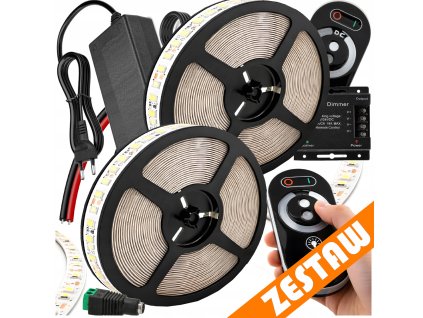 Sada LED pásků 12V 10m 48W - zdroj + ovladač