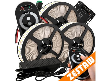 Sada LED pásků 12V 15m 72W - zdroj + ovladač