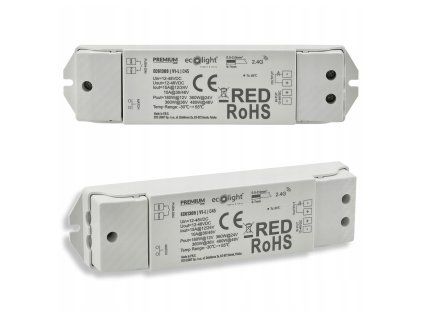Stmívač LED pásků rf mono 12v 24v 15a wave controller