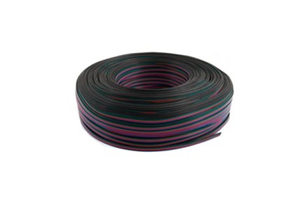 Kabel pro LED pásky RGB 3528, 5050 průměr 0,35