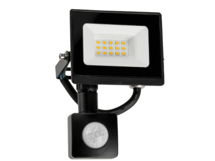 LED reflektor IP65 - 20W - 1800lm s pohybovým a soumrakovým senzorem - studená bílá