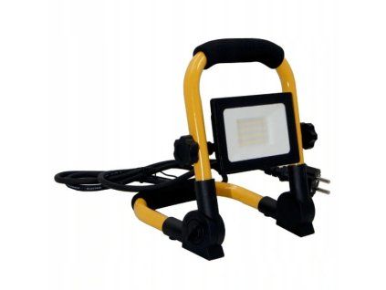 24054 led reflektor ec79236 30w neutralni bila se stativem a kabelem