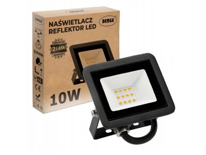 37029 led reflektor 10w ip65 premium neutralni bila