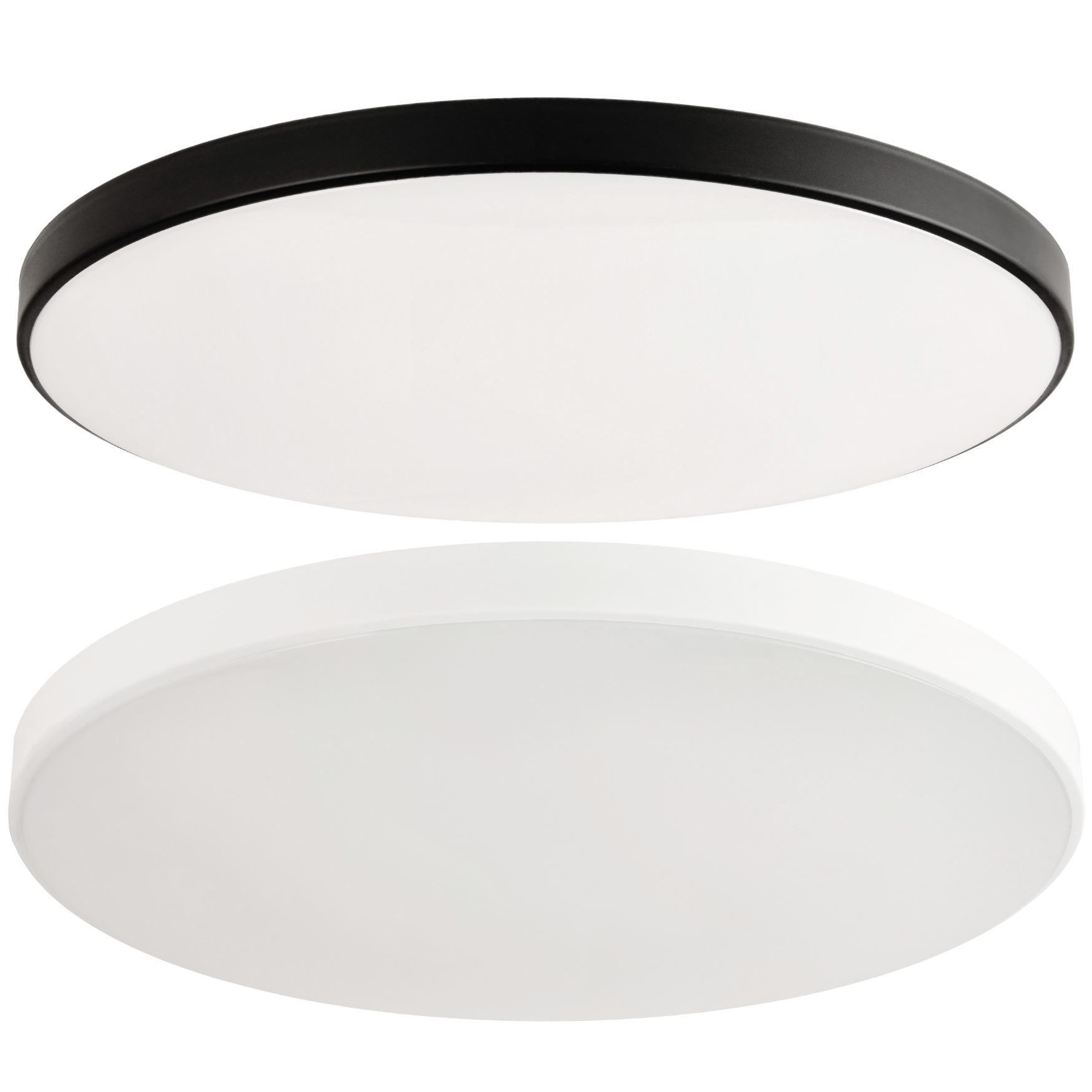 LED stropní svítidlo 18W 2v1 bílá/černá